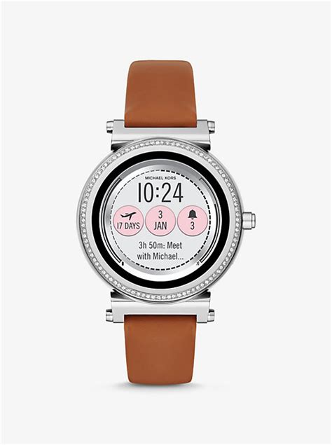 Gen 3 Sofie Leather Smartwatch Strap 